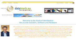 Desktop Screenshot of datatronic.eu
