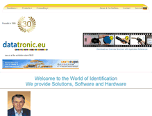 Tablet Screenshot of datatronic.eu